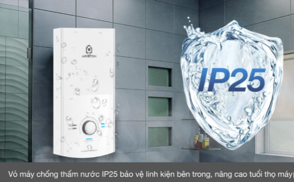 Máy nước nóng trực tiếp Ariston 4500W AURES PREMIUM 4.5 - Hình ảnh 5