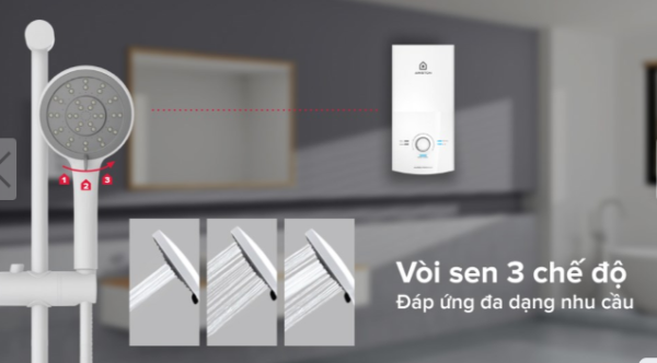 Máy nước nóng trực tiếp Ariston 4500W AURES PREMIUM 4.5 - Hình ảnh 2