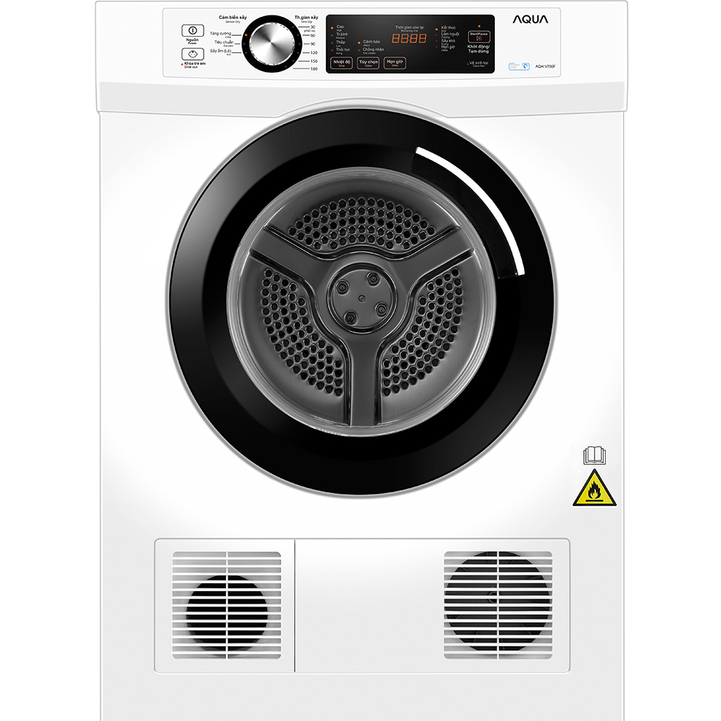 Máy sấy thông hơi Aqua 7 kg AQH-V700FW