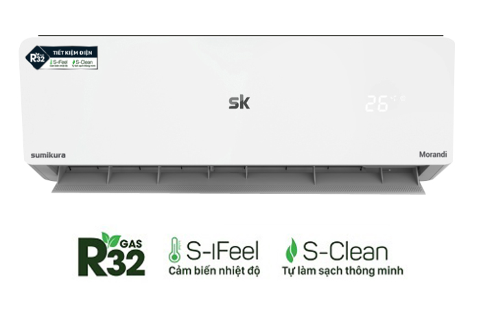 Điều hòa Sumikura 1.5HP tiêu chuẩn APS/APO-120 12000BTU 1 Chiều (Morandi R32)